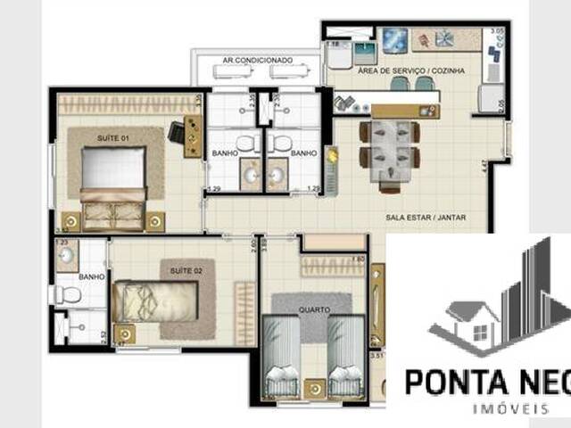 #7232 - Apartamento para Venda em Manaus - AM - 2