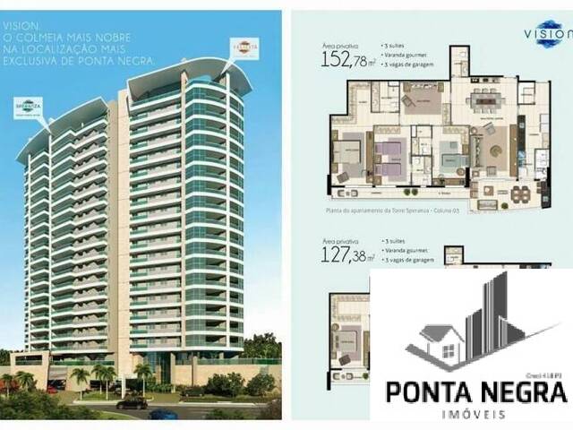 #7332 - Apartamento para Venda em Manaus - AM - 2