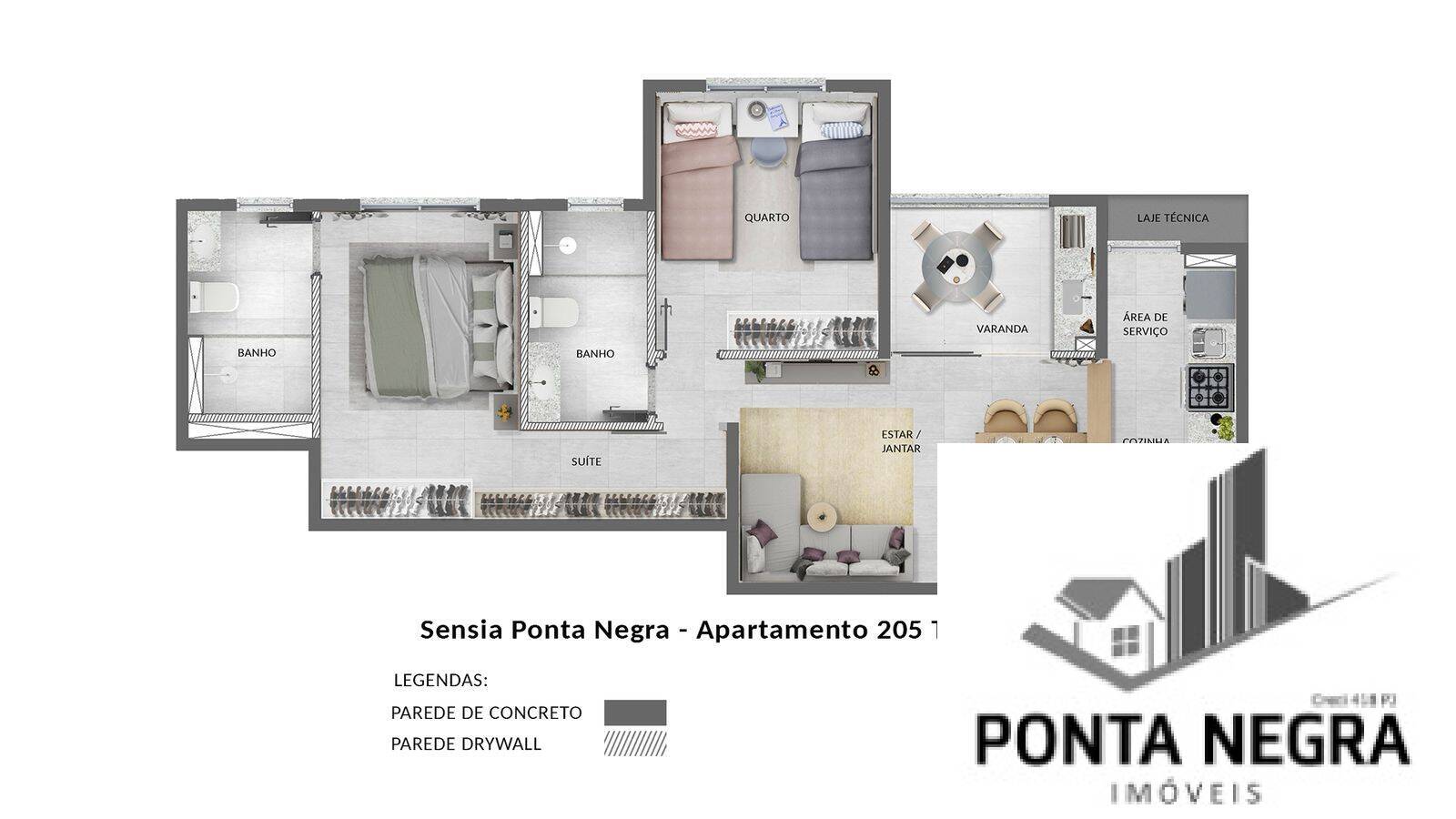 Apartamento, 2 quartos, 63 m² - Foto 7